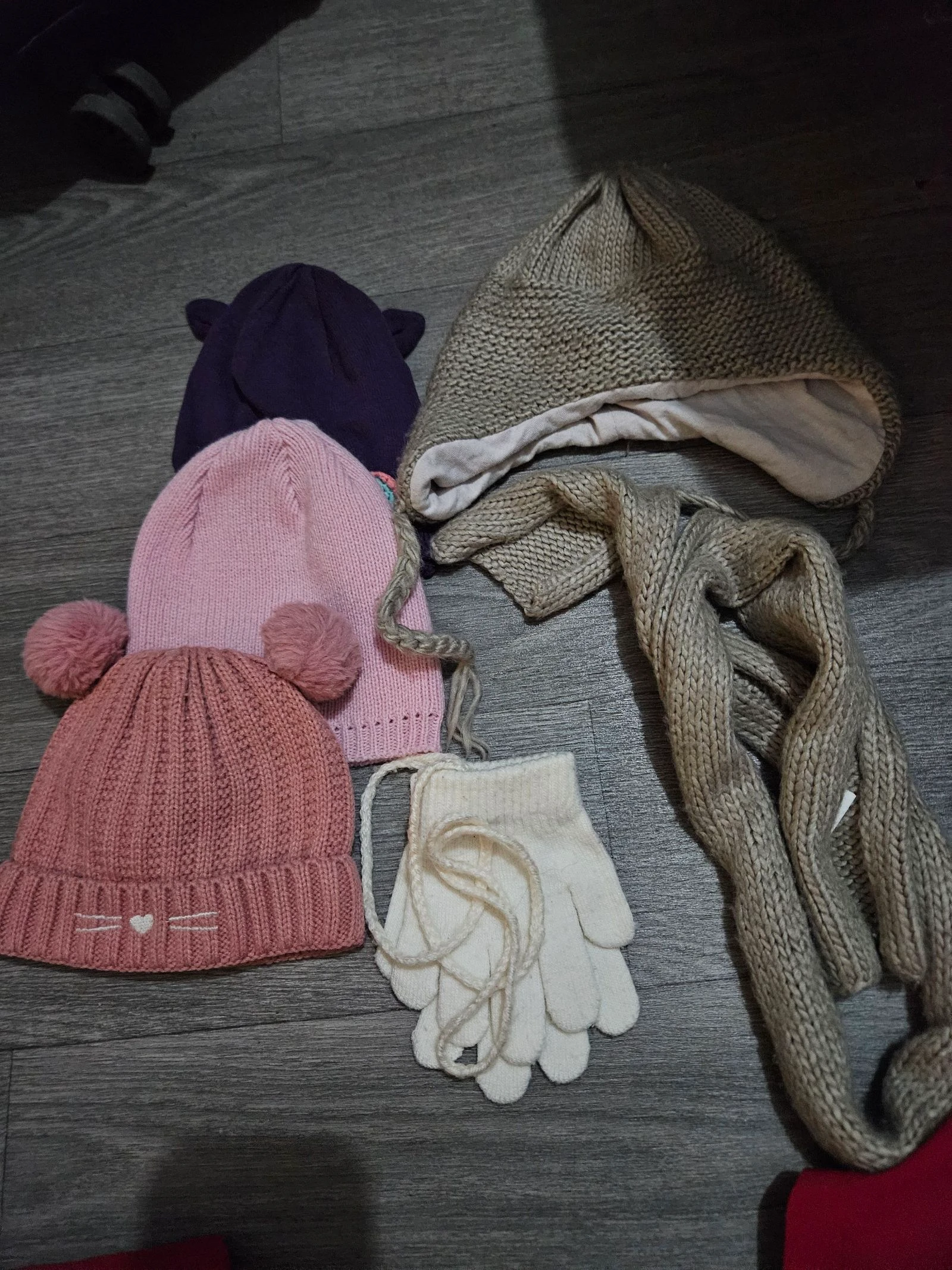 Lot accessoires fille hiver